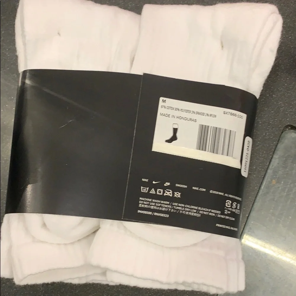 NIKE (6 pairs socks set) EVERYDAY COTTON CUSHIONED CREW MEN’S socks